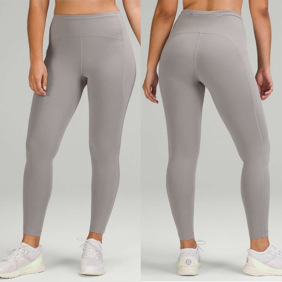lululemon athletica Pants - Lululemon Swift Speed High-Rise Tight 28" Leggings Brushed Luxtreme Gull Grey 6